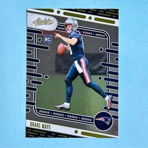 2024 Panini Absolute - Rookies Drake Maye Patriots Gold Foil #103 RC